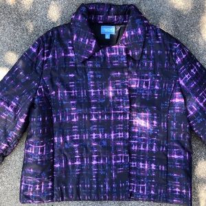 Vera Wang Cropped Puffer Coat